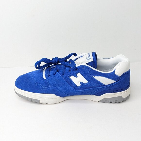 New Balance 550 Athletic Sneakers, Blue Suede, Men\'s 11 M main image 4